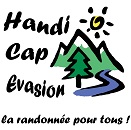 Handi Cap Evasion  Son objectif est de permettre à des personnes handicapées physiques et à des personnes valides de partager une activité de randonnée pédestre en pleine nature et en montagne, grâce à un fauteuil roulant tout terrain : la Joëlette.