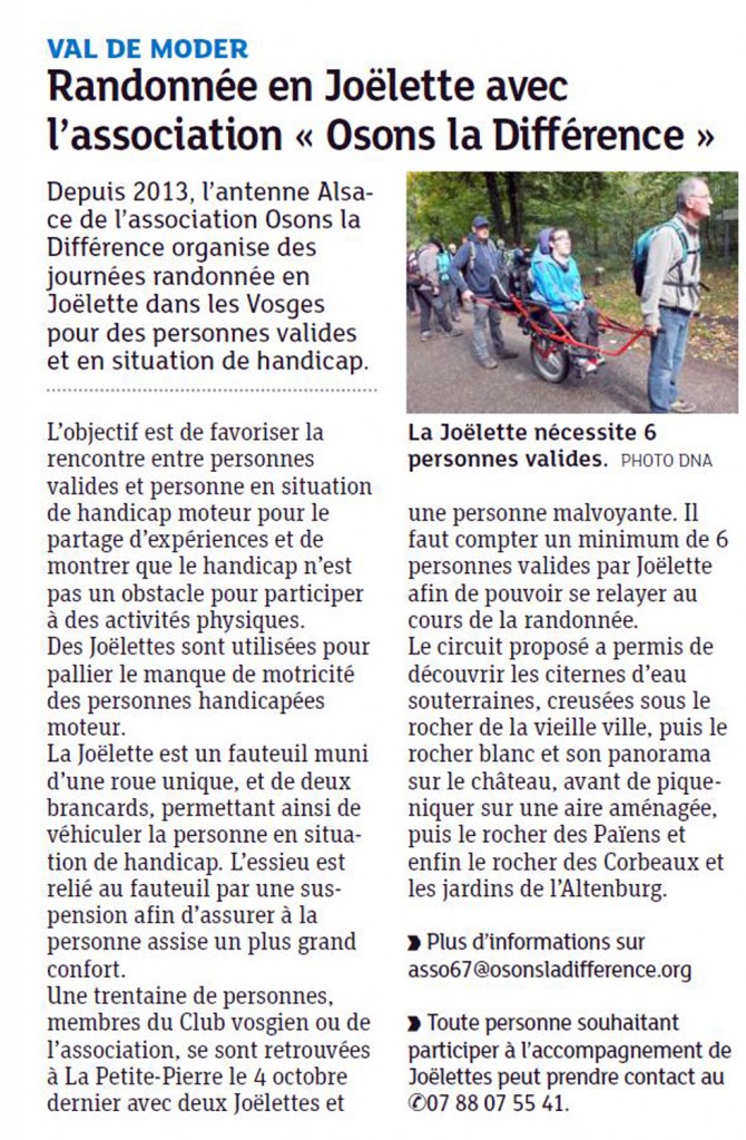 DNA 21 octobre 2015