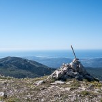 Cairn au sommet de la Montagne de Thiey